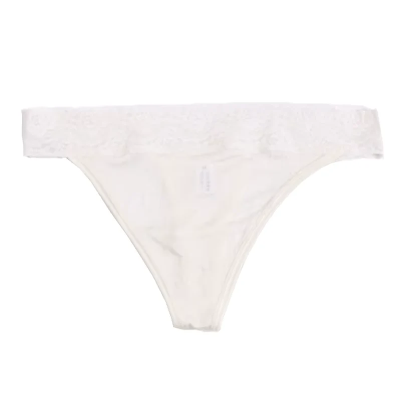 Moderner, sexy Seiden-Tanga aus Elfenbein für ultraweichen Tragekomfort und nahtlose, elegante Passform