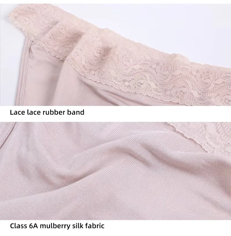 Moderner, sexy Seiden-Tanga aus Elfenbein für ultraweichen Tragekomfort und nahtlose, elegante Passform