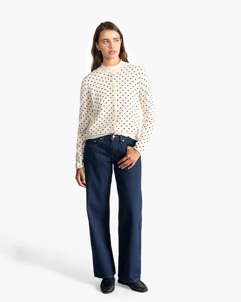 Celia Dots | Strickjacke | Bio-Baumwolle