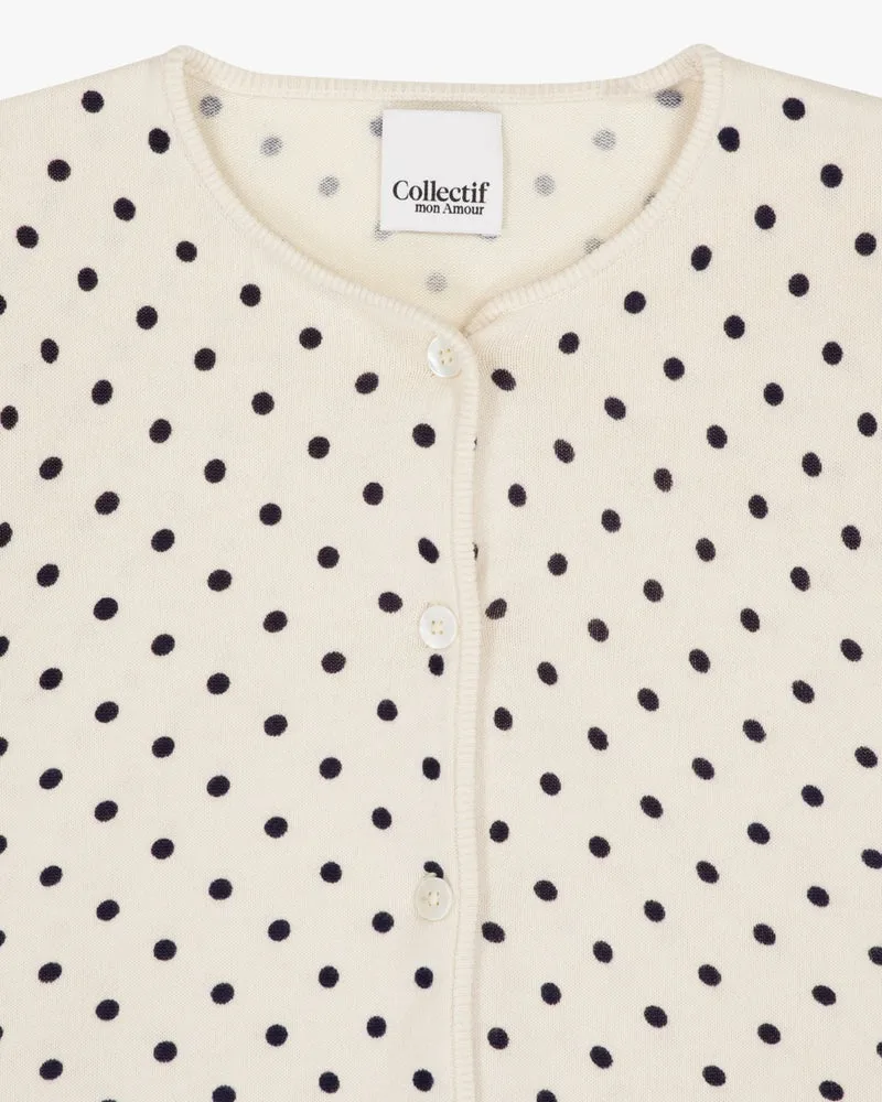 Celia Dots | Strickjacke | Bio-Baumwolle