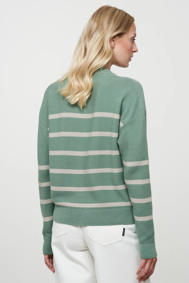 Gestreifter Pullover aus Bio Baumwolle