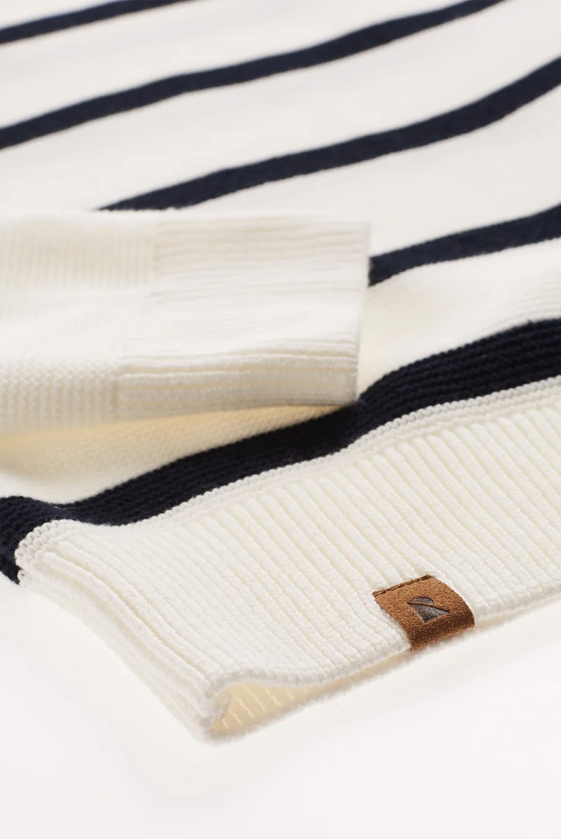 Gestreifter Pullover aus Bio Baumwolle