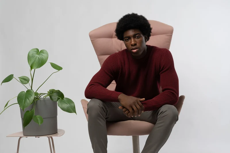 Ripp Strickpullover RAVI aus Bio Baumwolle