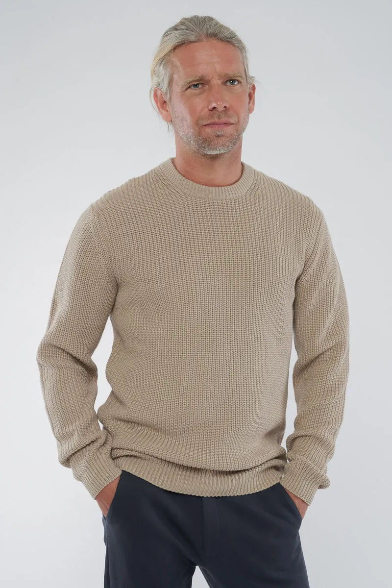 Ripp Strickpullover RAVI aus Bio Baumwolle