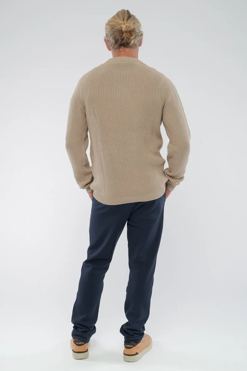 Ripp Strickpullover RAVI aus Bio Baumwolle