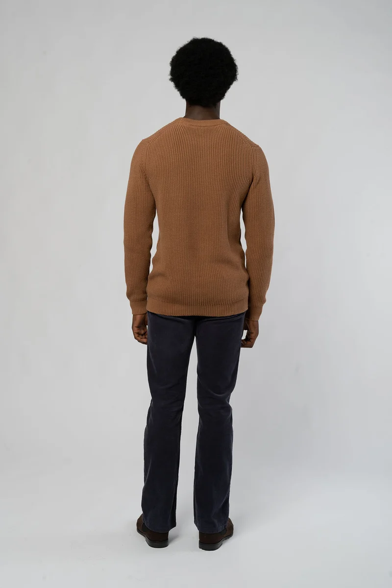 Ripp Strickpullover RAVI aus Bio Baumwolle
