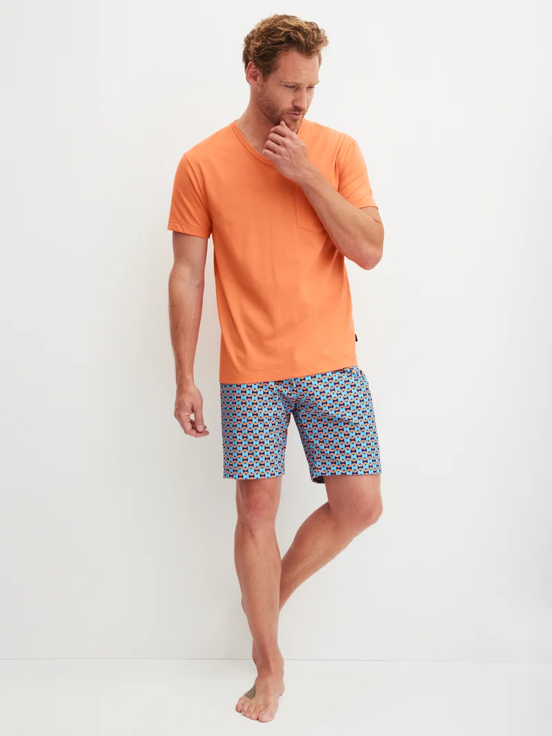 HERREN Pyjama kurz