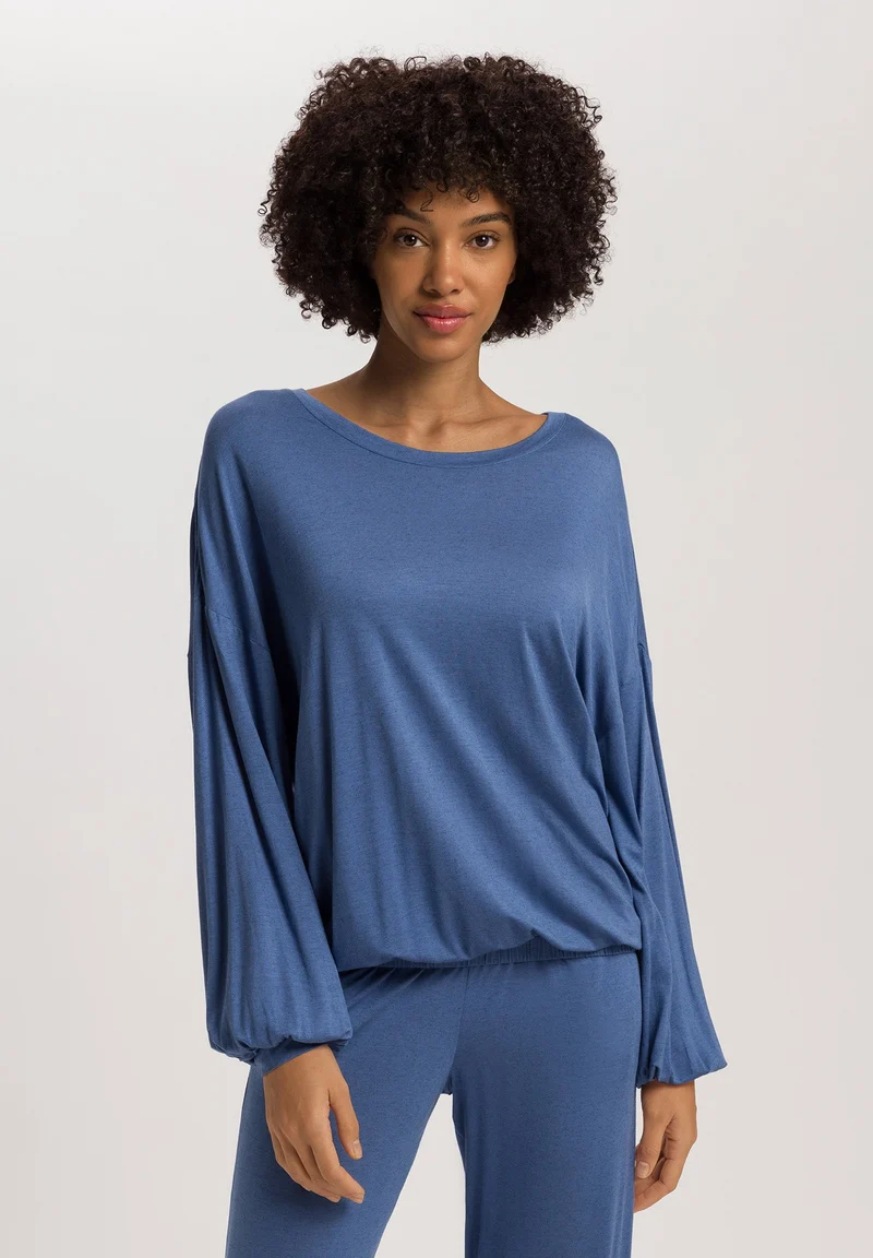 Natural Wear L/SLV Shirt | slate blue 078888-072642