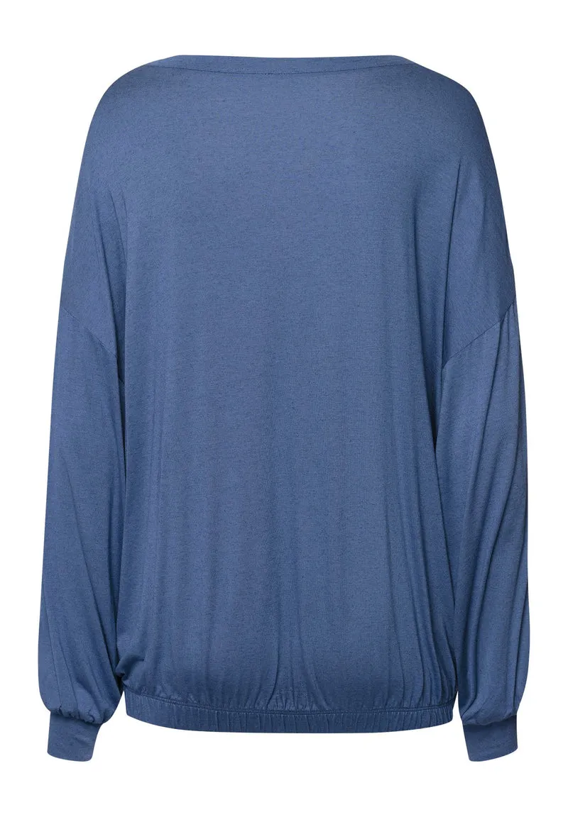 Natural Wear L/SLV Shirt | slate blue 078888-072642
