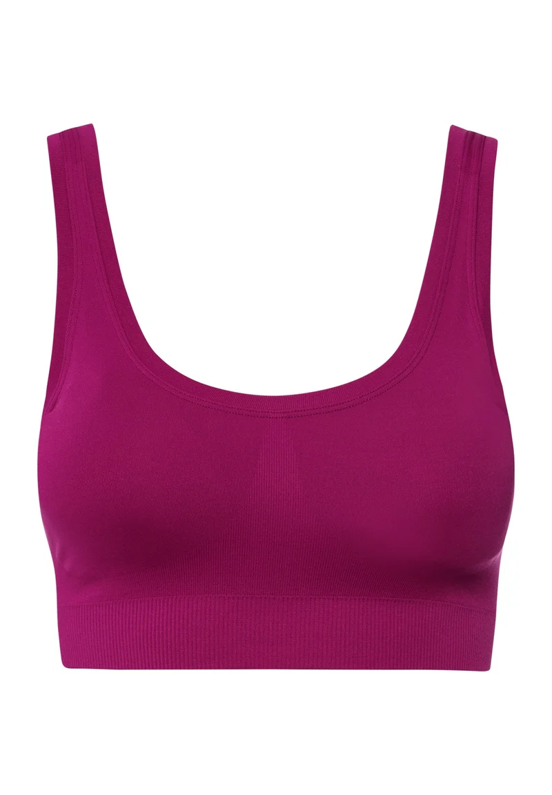 Touch Feeling Padded Crop Top | pink tourmaline 071806-072473
