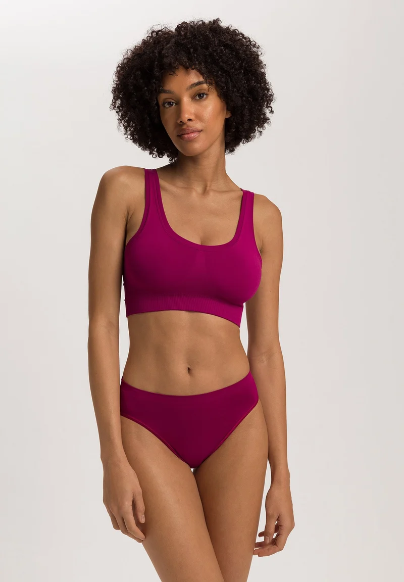 Touch Feeling Padded Crop Top | pink tourmaline 071806-072473