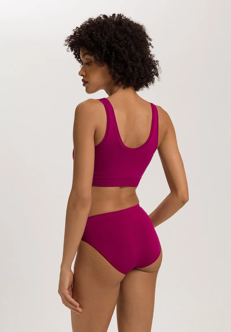 Touch Feeling Padded Crop Top | pink tourmaline 071806-072473