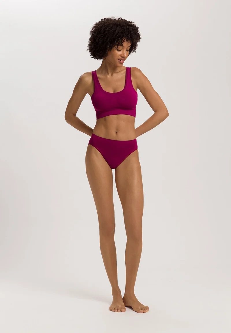 Touch Feeling Padded Crop Top | pink tourmaline 071806-072473