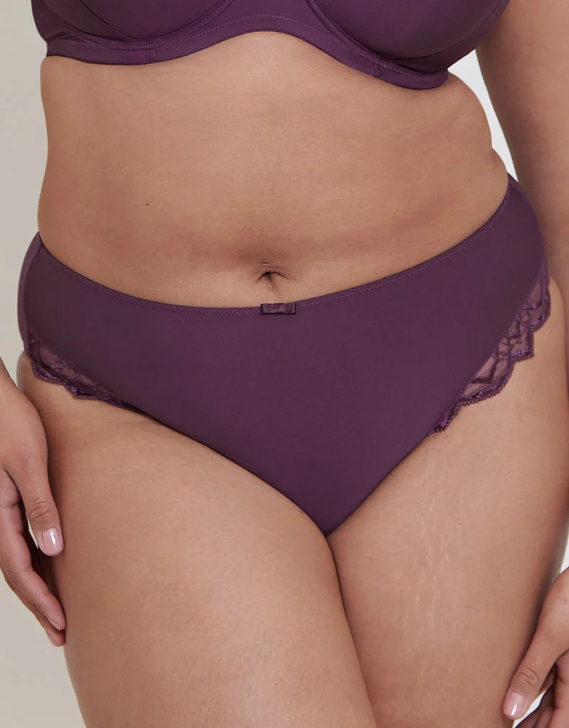 Flirtelle Emilie Deco Classic Brief Deep Purple