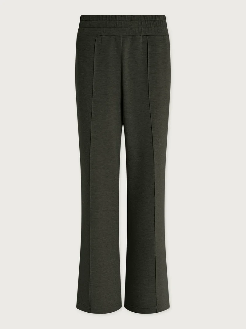 Wide Leg Pant 30" Olive Marl