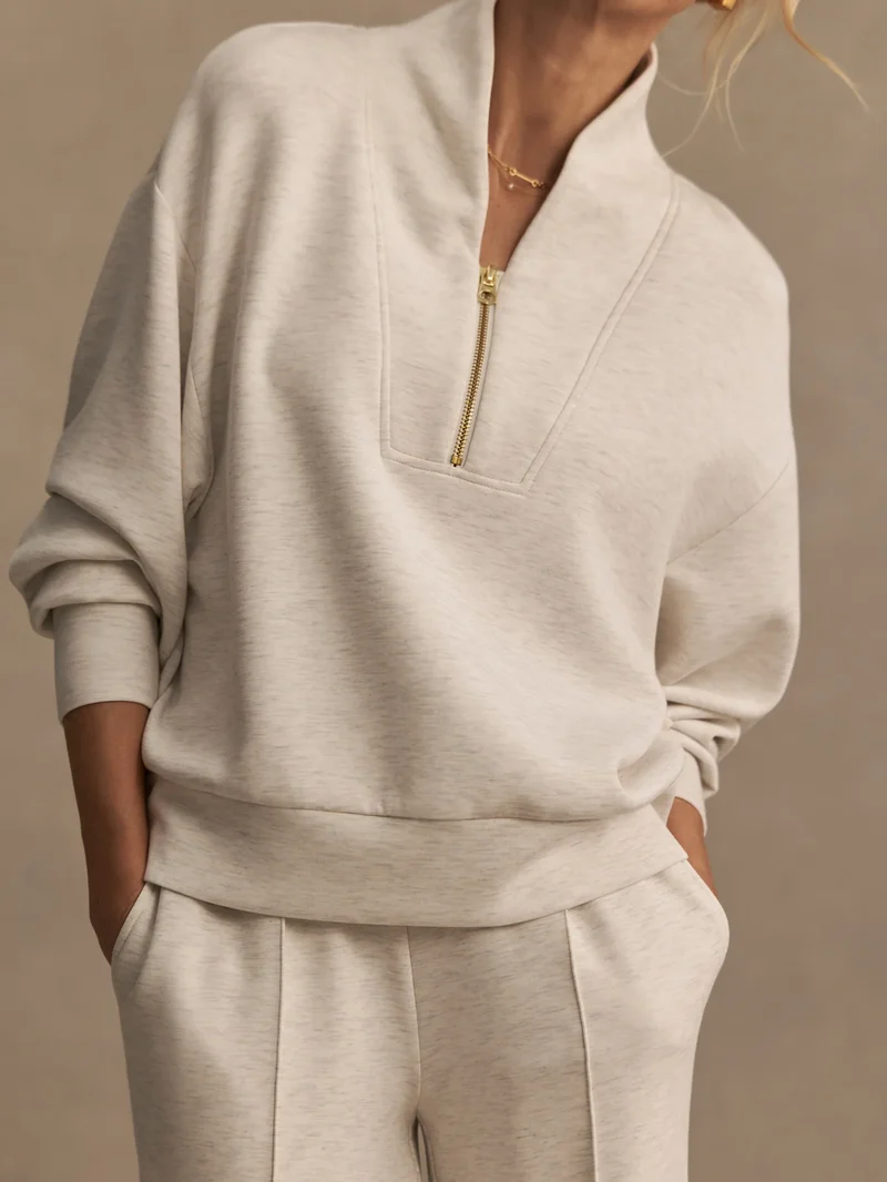 Davidson Sweat Ivory Marl