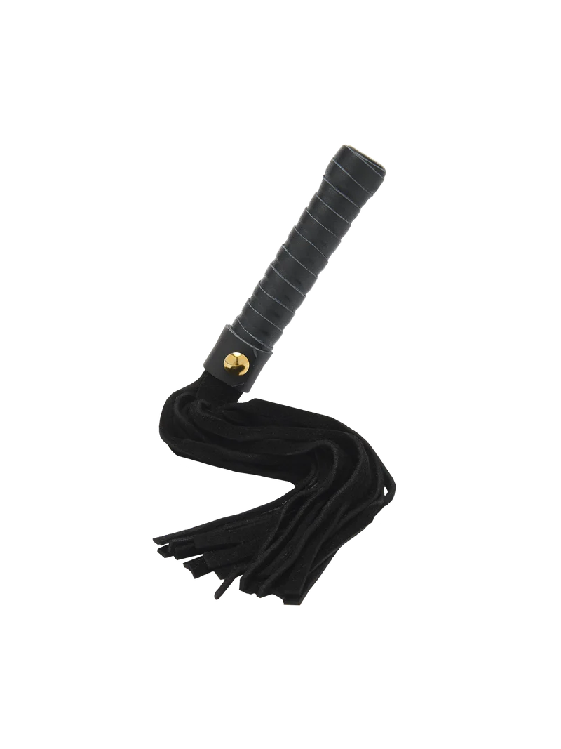 Coco de Mer Black Leather Small Flogger