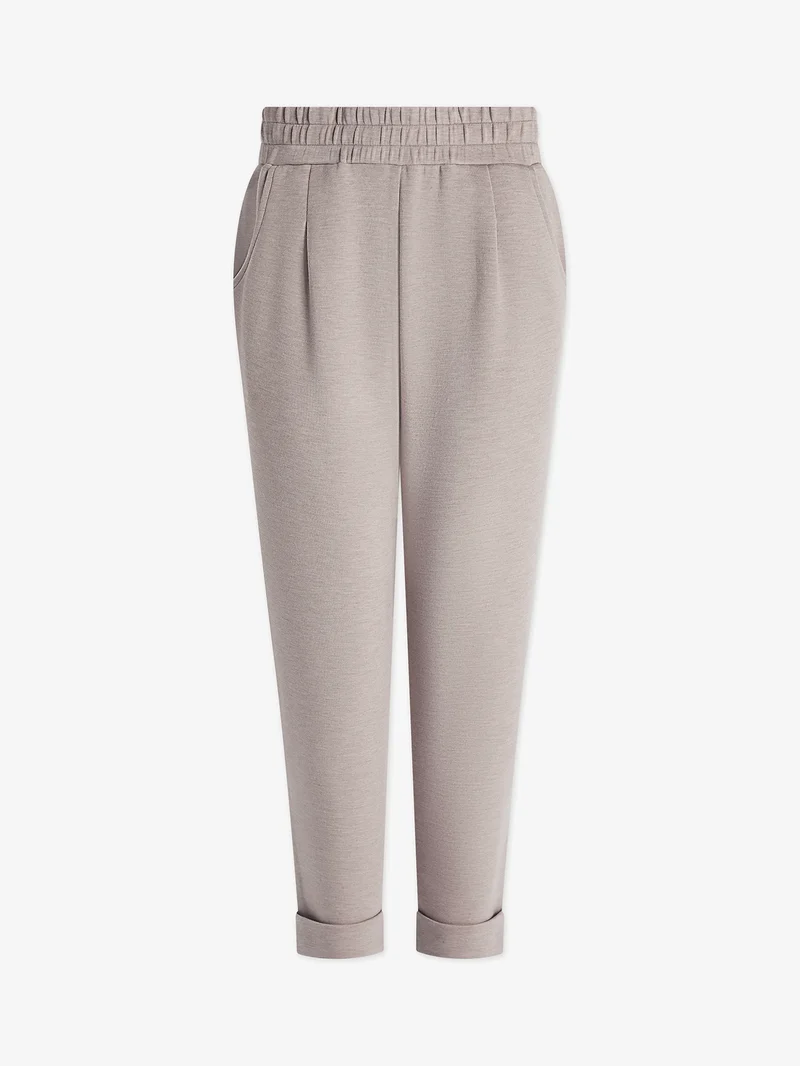 The Rolled Cuff Pant 25" Taupe Marl