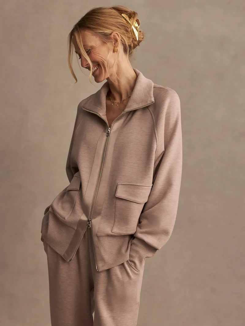 Roxbury Sweat Taupe Marl
