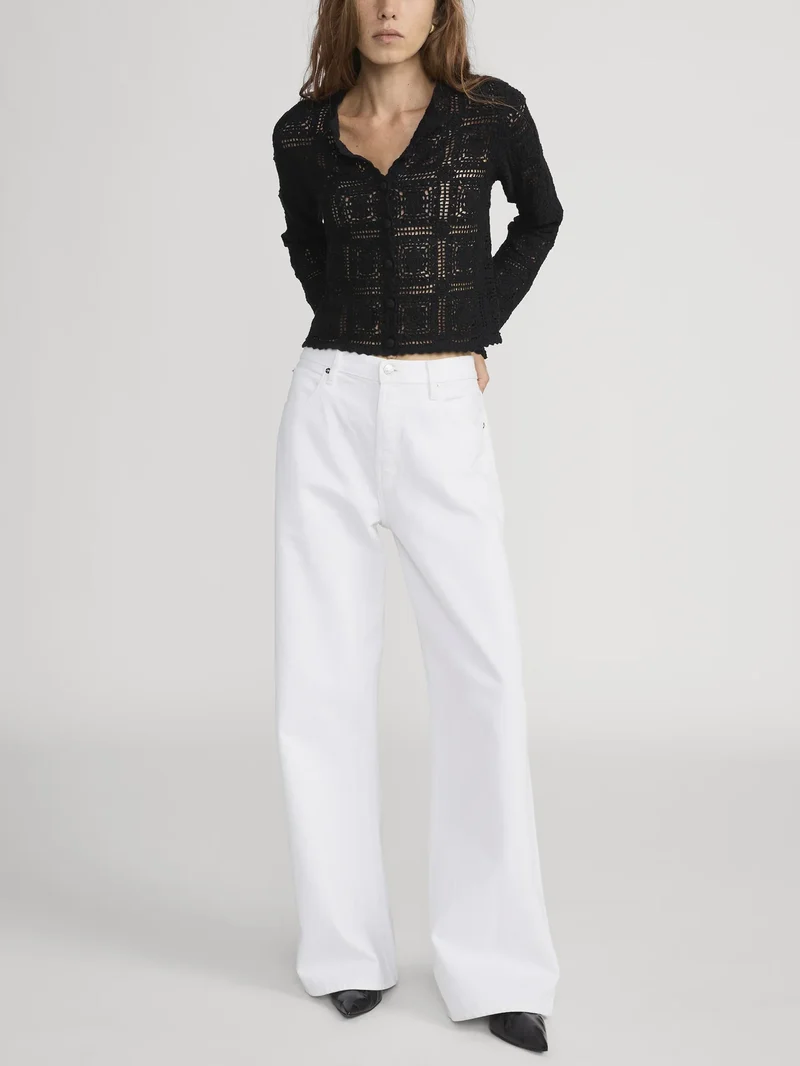 The Crochet Cardi Black