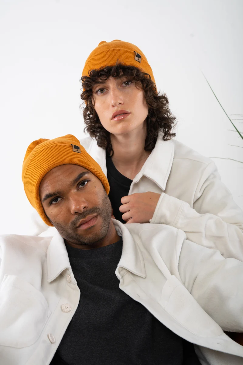 Rib Beanie aus Bio Baumwolle & recyceltem Polyester