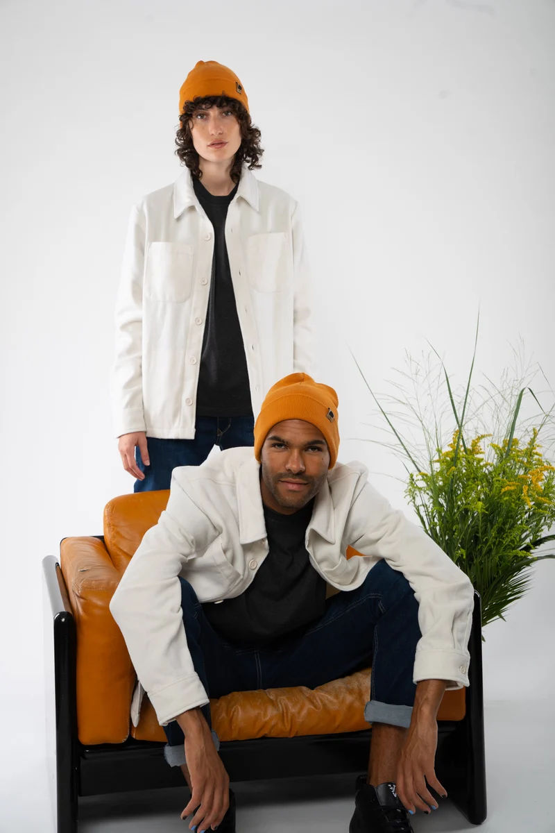 Rib Beanie aus Bio Baumwolle & recyceltem Polyester
