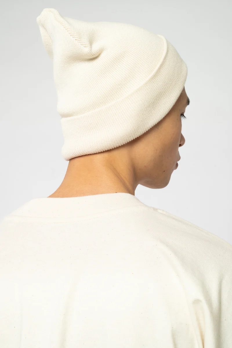 Rib Beanie aus Bio Baumwolle & recyceltem Polyester