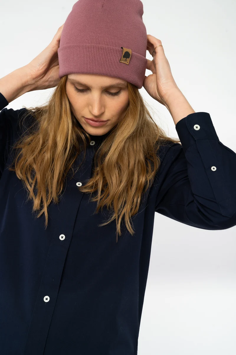 Rib Beanie aus Bio Baumwolle & recyceltem Polyester