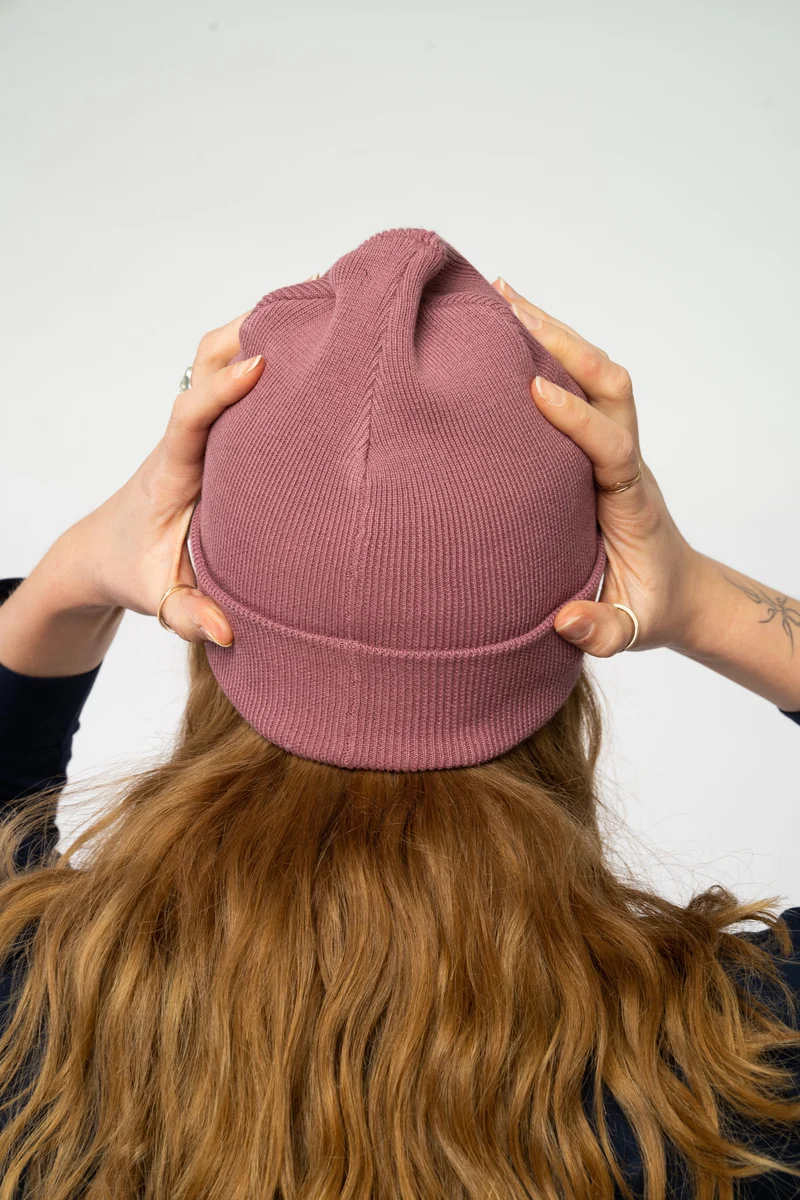 Rib Beanie aus Bio Baumwolle & recyceltem Polyester