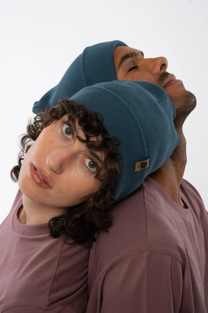 Rib Beanie aus Bio Baumwolle & recyceltem Polyester