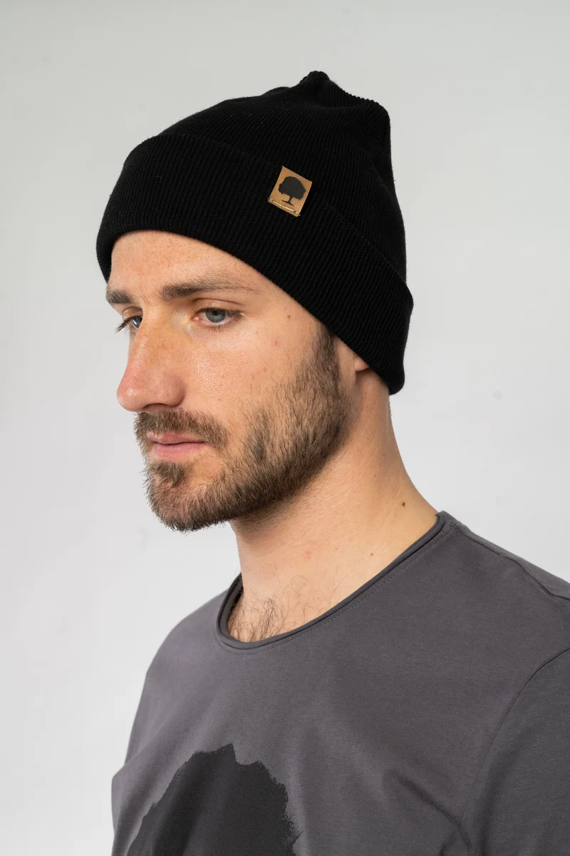 Rib Beanie aus Bio Baumwolle & recyceltem Polyester