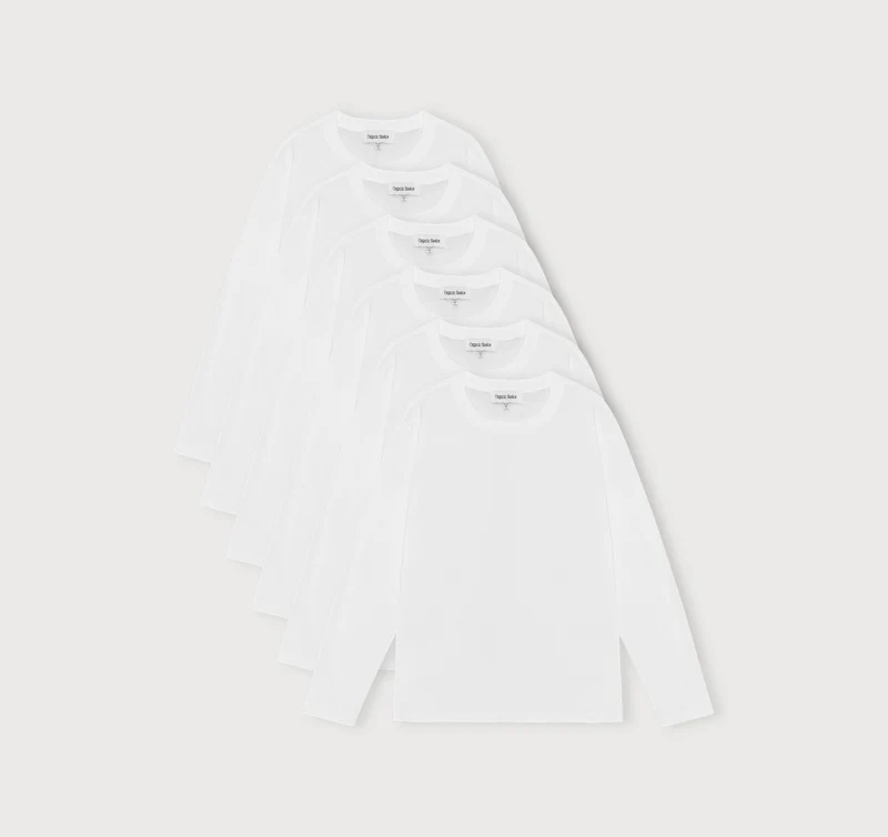 True Heavy Boxy Fit Long Sleeve Tee 6-Pack