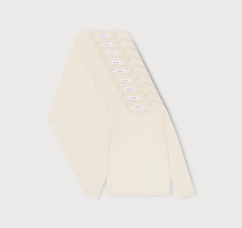 True Heavy Boxy Fit Long Sleeve Tee 9-Pack