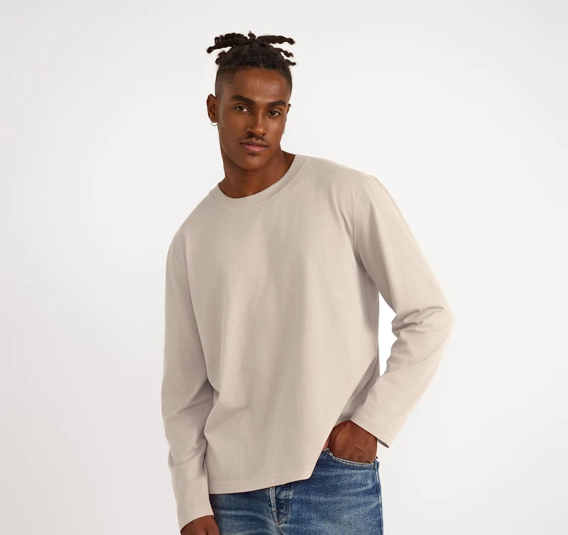 True Heavy Boxy Fit Long Sleeve Tee 9-Pack