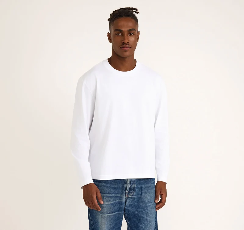 True Heavy Boxy Fit Long Sleeve Tee 9-Pack