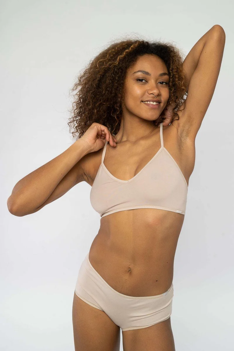 Bustier aus Bio Baumwolle