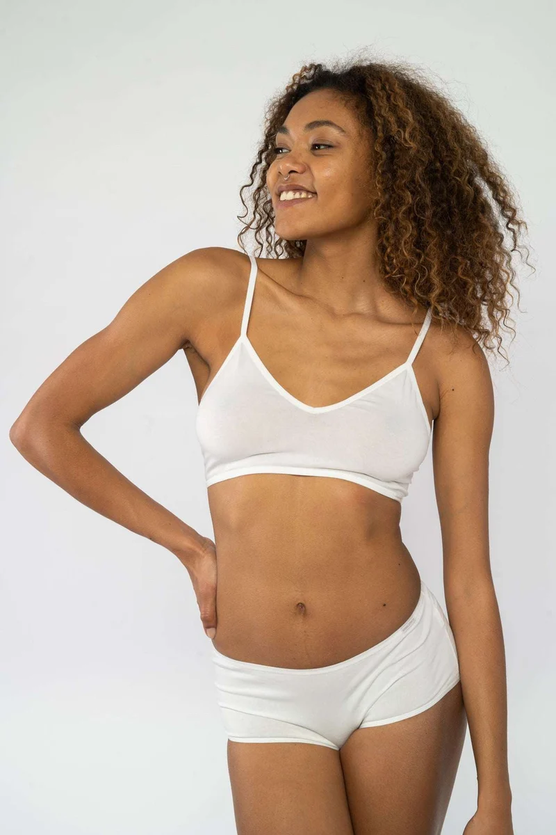 Bustier aus Bio Baumwolle