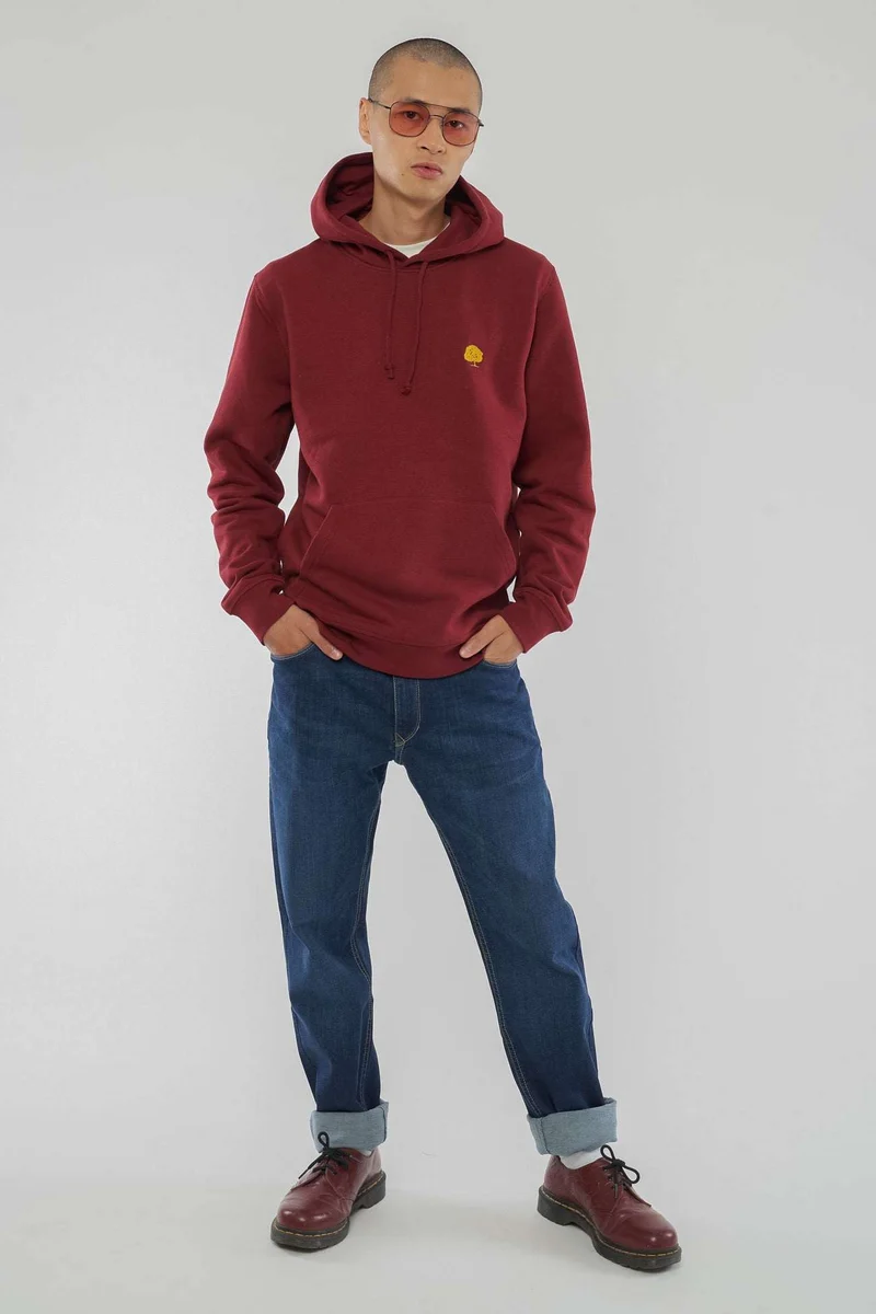 Leichter Hoodie aus Bio Baumwolle
