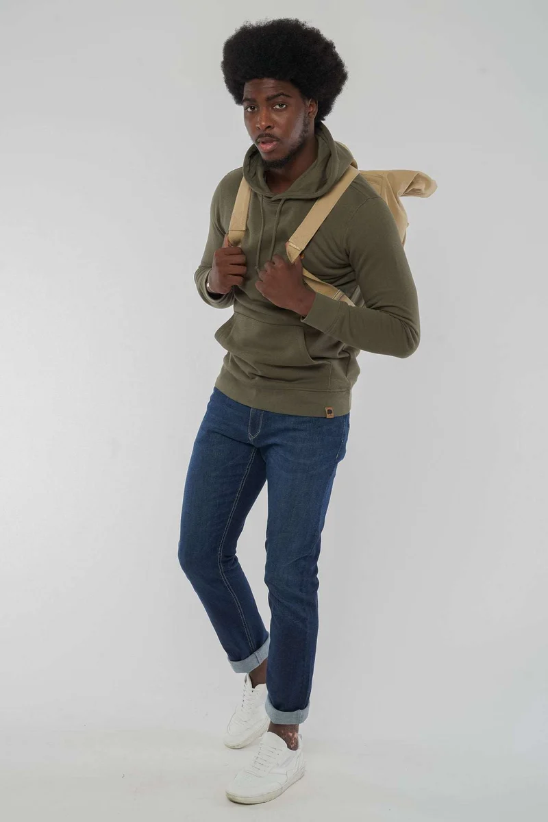 Leichter Hoodie aus Bio Baumwolle