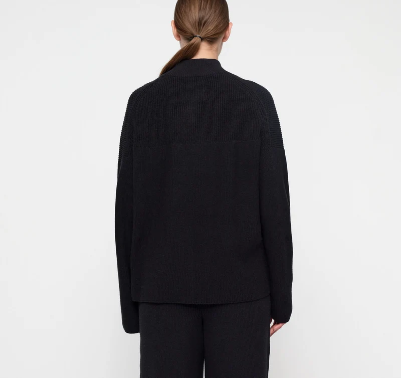 Soft Knit Mock Neck Pullover