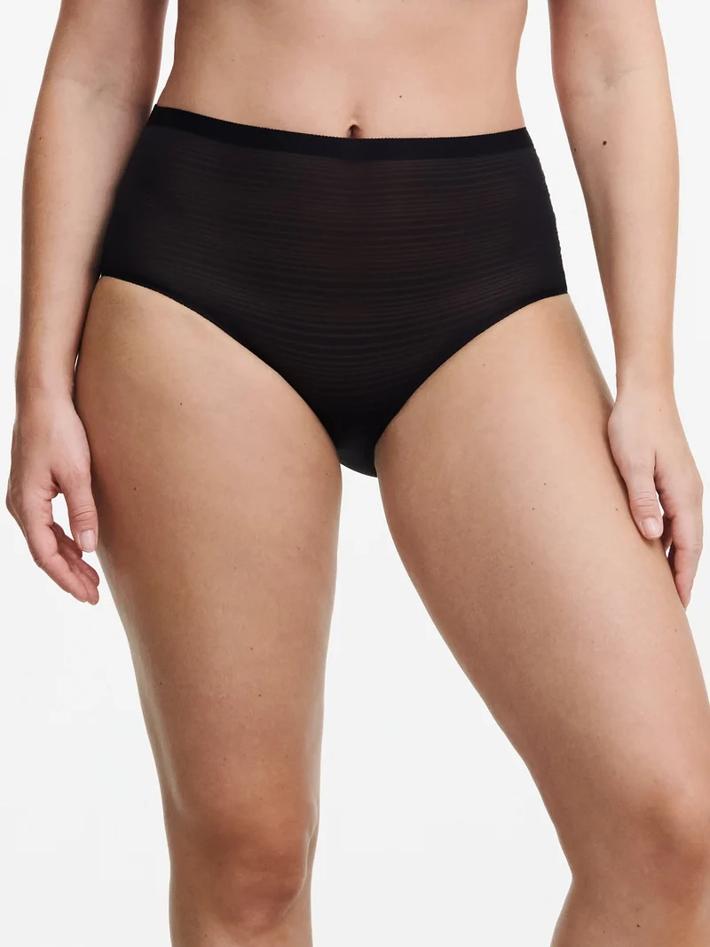 Chantelle - Softstretch Stripes High Waist Slip Schwarz