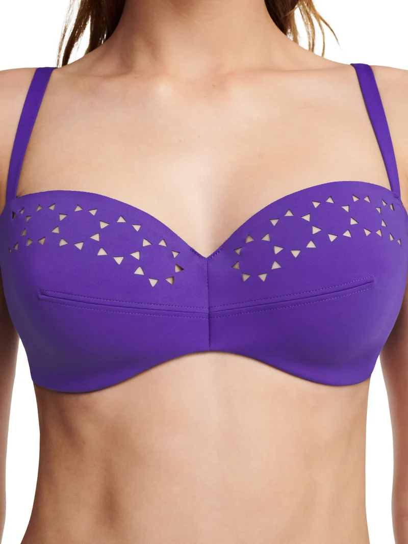 Chantelle Bademode - Pure Solar Halbschalen-BH Ultraviolettblau