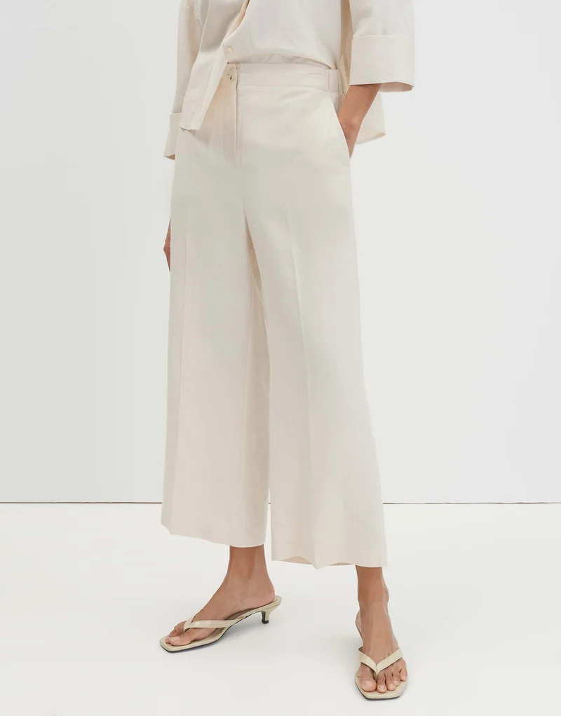 Celino cropped linen