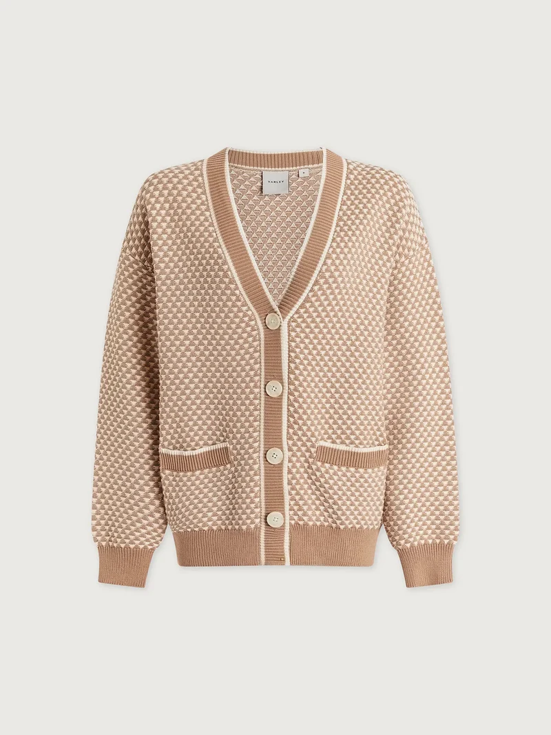 Tarran Knit Cardigan Taupe