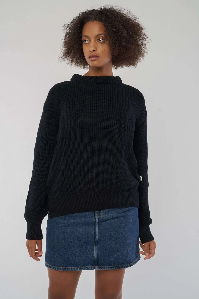 Knitted Sweater aus Bio Baumwolle
