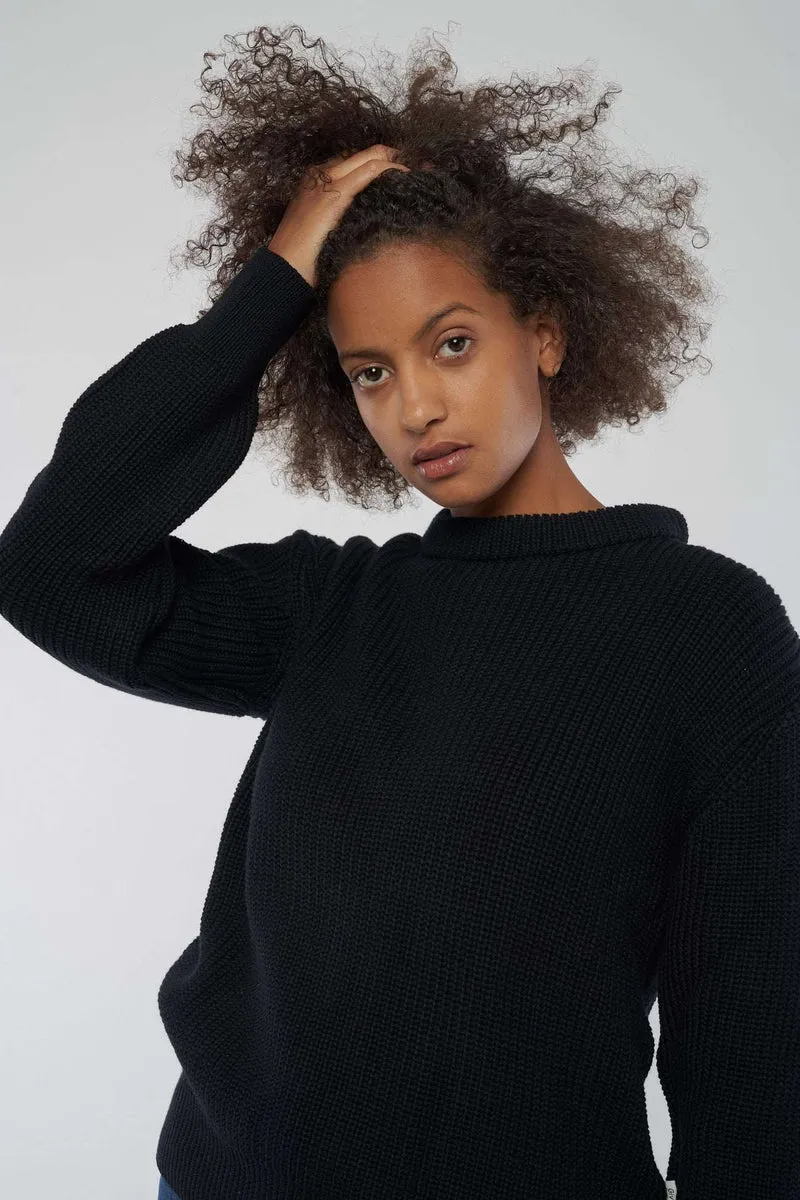 Knitted Sweater aus Bio Baumwolle