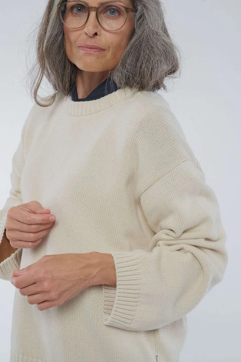 Knitted Sweater aus Bio Baumwolle