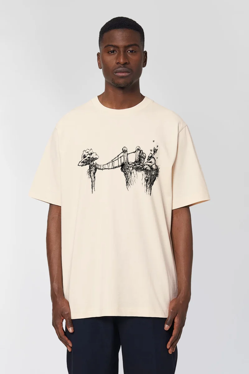 Brückenwächter Relaxed Fit T-Shirt für Männer