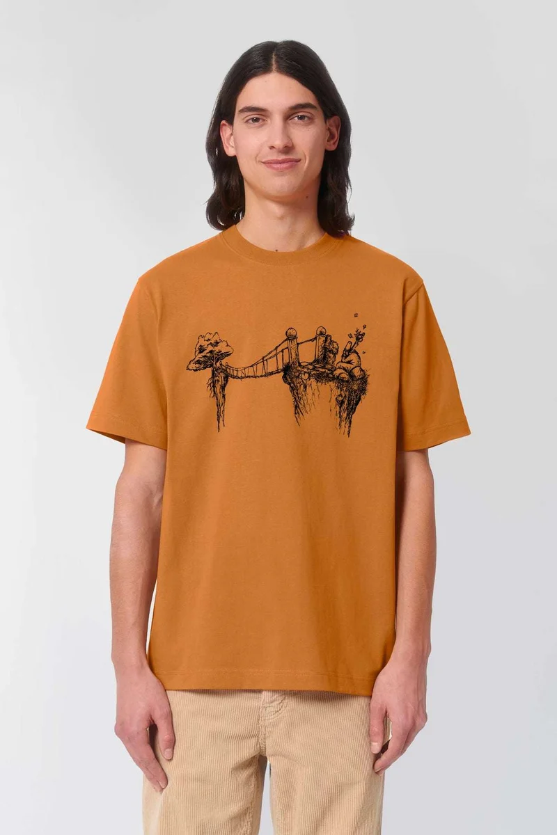 Brückenwächter Relaxed Fit T-Shirt für Männer