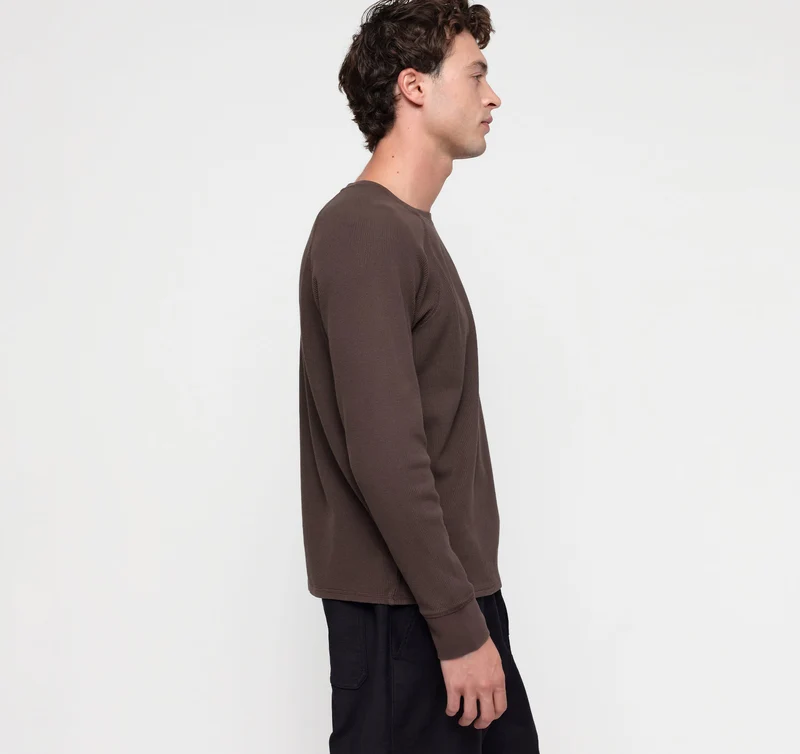 Waffle Raglan Long Sleeve